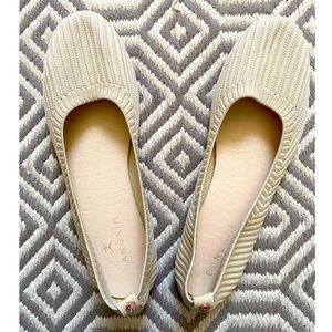 Danskin natural ballet flats, size 8